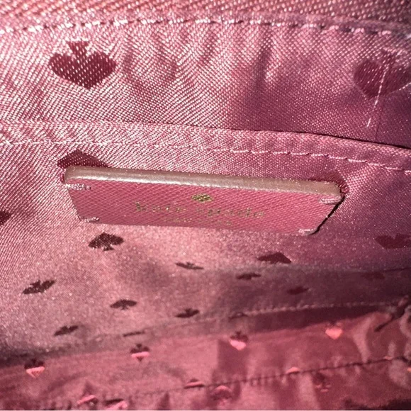 Kate Spade Crossbody Sparkly Dark Purple NWOT Glitter purse glittery bag - Picture 9 of 16